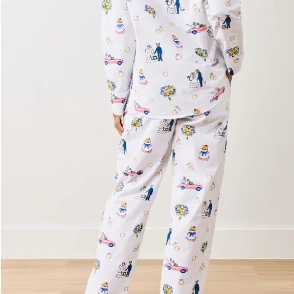 Printfresh Pajama Set Long Sleeve Long Pants SIZE L Happily Ever After - Picture 5 of 5